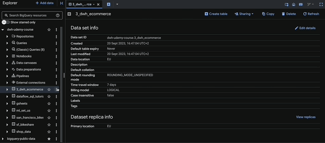 Implement a BigQuery ML model in the UI