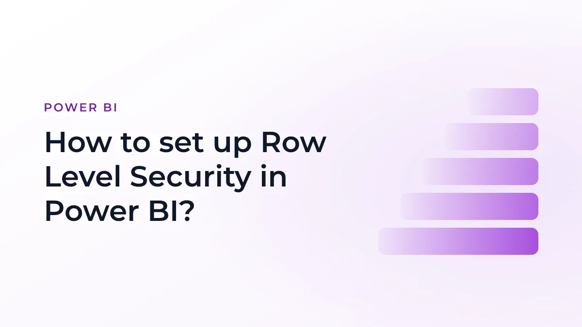 How to set up Row Level Security in Power BI?