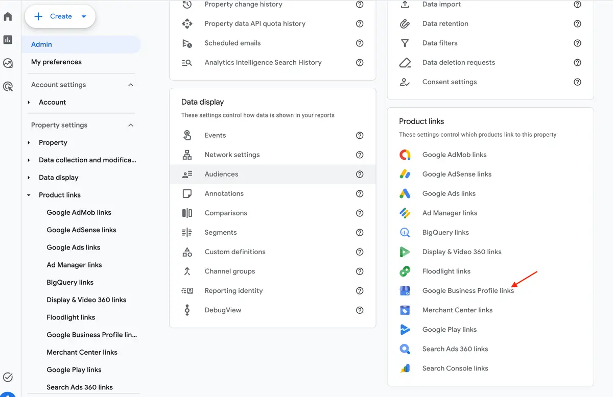 Link Google Business Profile